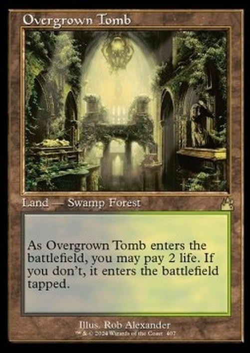 Magic: The Gathering Overgrown Tomb (V.2)