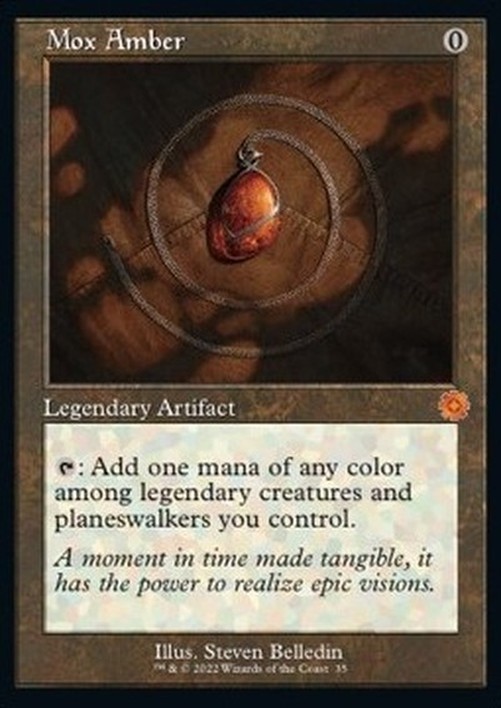 Magic: The Gathering Mox Amber (V.1)