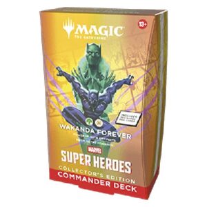 Magic: The Gathering Commander: Magic: The Gathering | Marvel Super Heroes: "Wakanda Forever" Commander Deck: Collector's Edition
