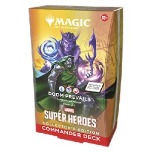 Magic: The Gathering Commander: Magic: The Gathering | Marvel Super Heroes: "Doom Prevails" Commander Deck: Collector's Edition