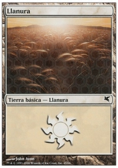 Magic: The Gathering Plains (V.23) French