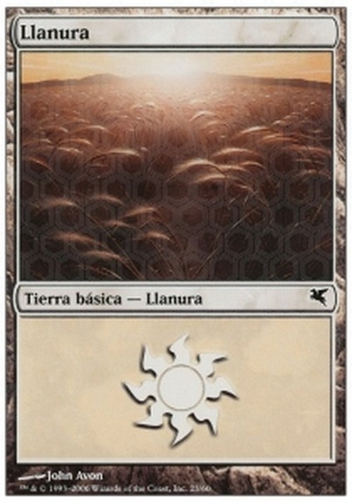 Magic: The Gathering Plains (V.19) French