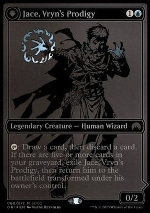 Magic: The Gathering Jace, Vryn's Prodigy // Jace, Telepath Unbound