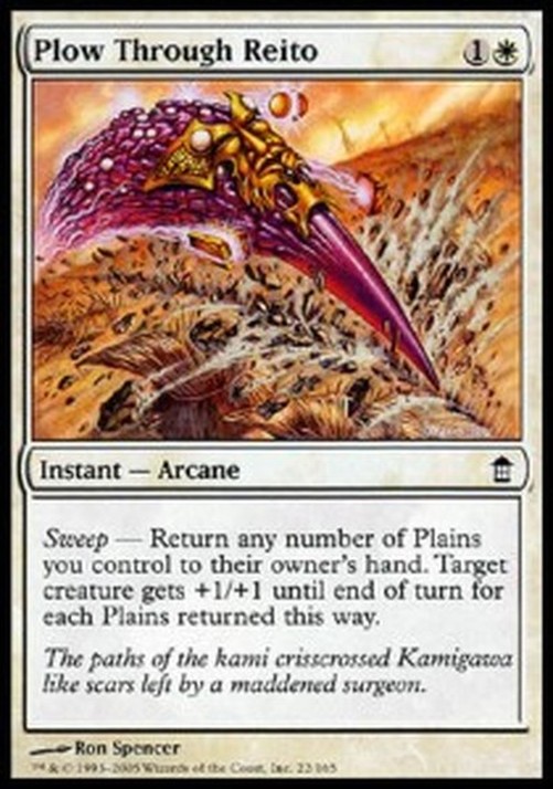 Magic: The Gathering Plow Through Reito