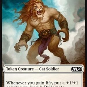 Magic: The Gathering Ajani's Pridemate Token (W 2/2) // Griffin Token (W 2/2)