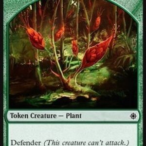 Magic: The Gathering Plant Token (G 0/2) // Chandra, Roaring Flame Emblem