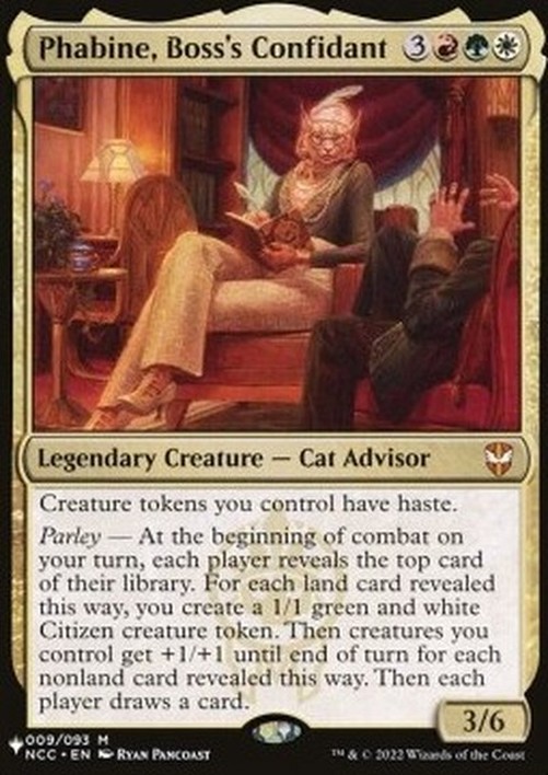 Magic: The Gathering Phabine, Boss's Confidant