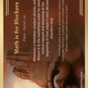 Magic: The Gathering Math is for Blockers