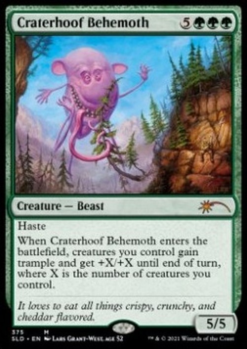 Magic: The Gathering Craterhoof Behemoth (V.1)