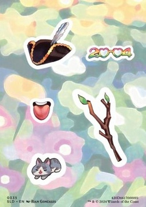 Magic: The Gathering "Pick 'Em and Stick 'Em" Sticker Sheet 1