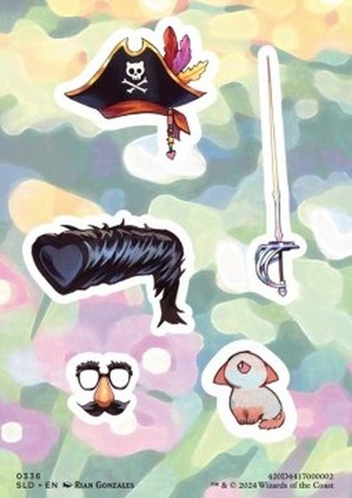 Magic: The Gathering "Pick 'Em and Stick 'Em" Sticker Sheet 2