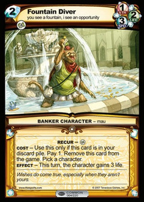 The Spoils Fountain Diver