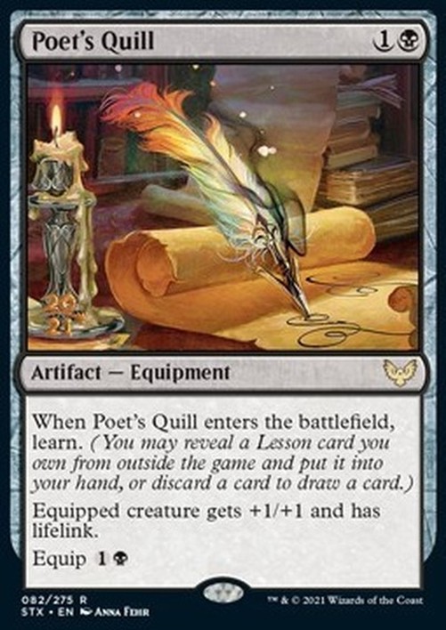 Magic: The Gathering Poet's Quill (V.1)