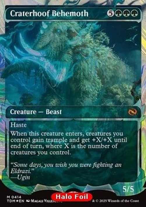 Magic: The Gathering Craterhoof Behemoth (V.3)