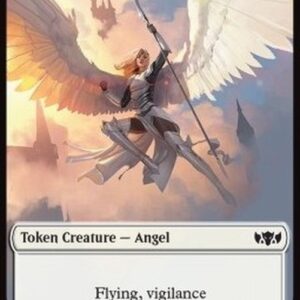 Magic: The Gathering Angel Token (W 4/4 Vigilance) // Spirit Token (W 1/1)