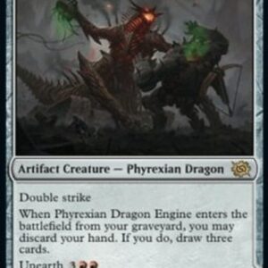 Magic: The Gathering Phyrexian Dragon Engine // Mishra, Lost to Phyrexia