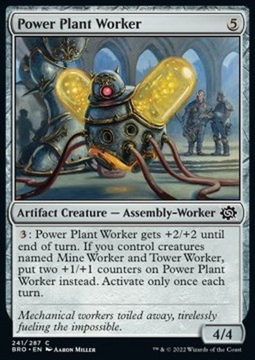 Magic: The Gathering Power Plant Worker
