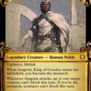Magic: The Gathering Aragorn, King of Gondor (V.1)