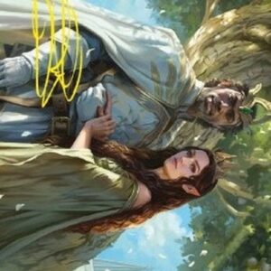 Magic: The Gathering Art Series: Aragorn and Arwen, Wed (V.2)