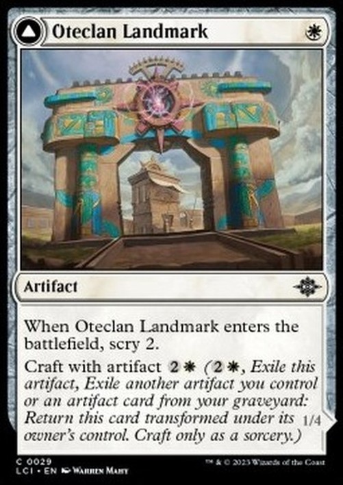Magic: The Gathering Oteclan Landmark // Oteclan Levitator