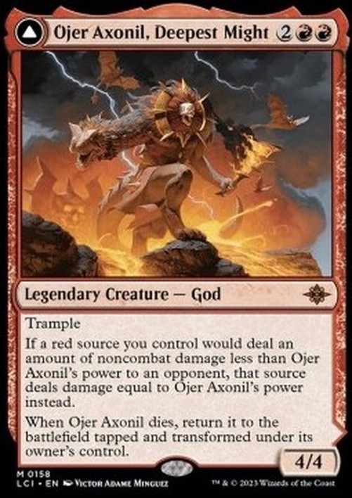 Magic: The Gathering Ojer Axonil, Deepest Might // Temple of Power