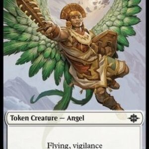 Magic: The Gathering Angel Token (W 4/4 Vigilance) // Treasure Token