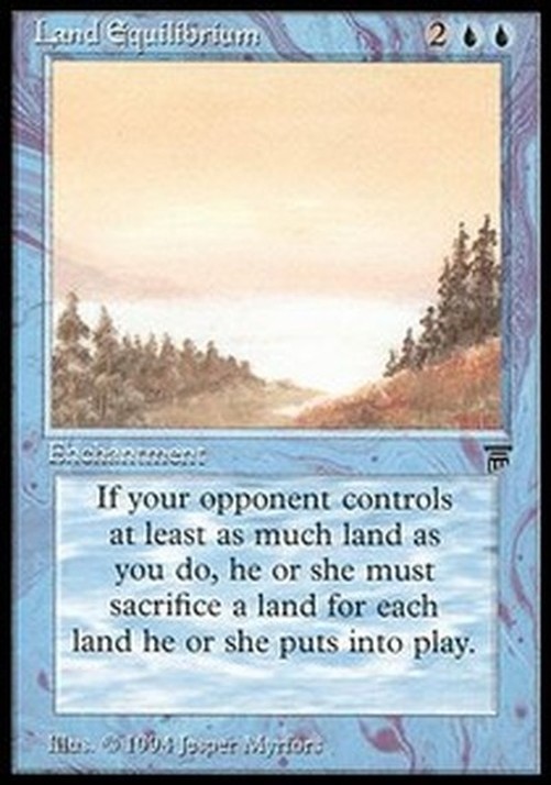 Magic: The Gathering Land Equilibrium