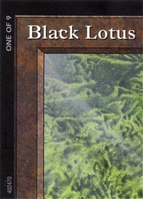 Magic: The Gathering Black Lotus Puzzle Card (V.1)