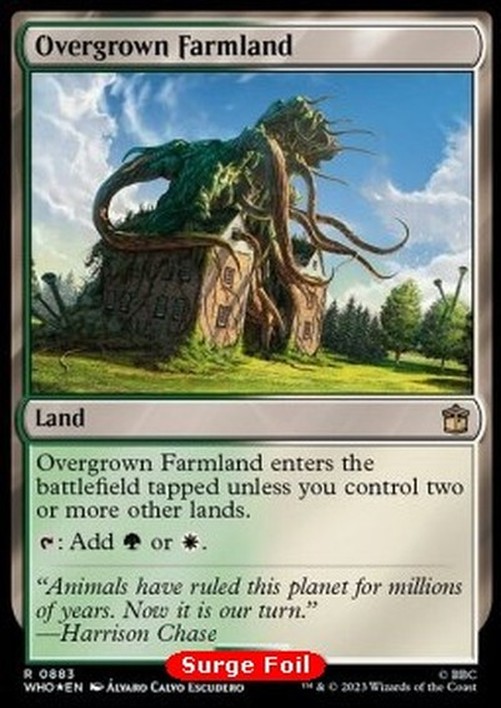 Magic: The Gathering Overgrown Farmland (V.2)