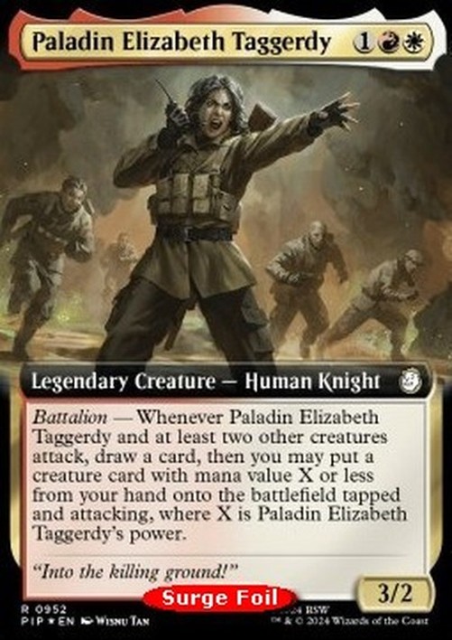 Magic: The Gathering Paladin Elizabeth Taggerdy