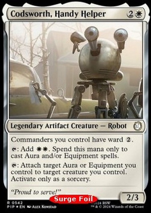 Magic: The Gathering Codsworth, Handy Helper (V.2)
