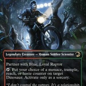Magic: The Gathering Owen Grady, Raptor Trainer (V.1)
