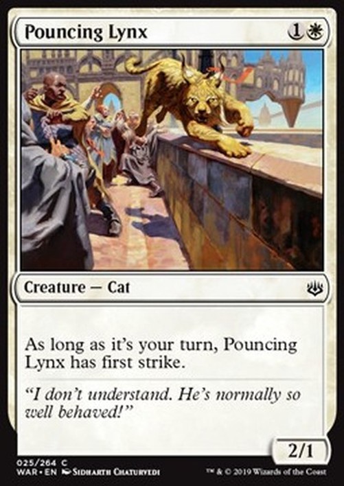 Magic: The Gathering Pouncing Lynx