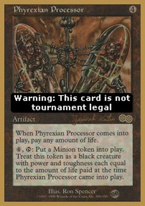 Magic: The Gathering Phyrexian Processor (V.2)
