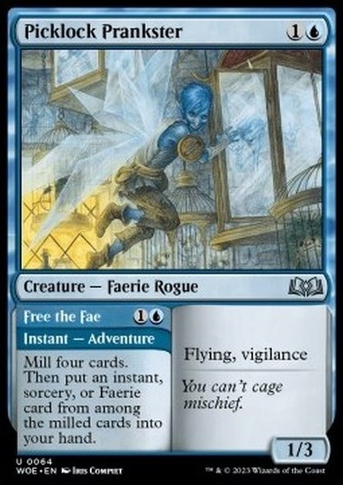 Magic: The Gathering Picklock Prankster // Free the Fae