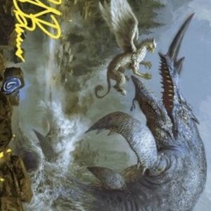 Magic: The Gathering Art Series: Horned Loch-Whale (V.2)