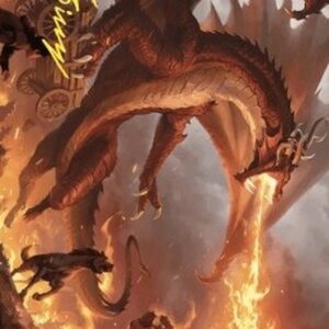 Magic: The Gathering Art Series: Realm-Scorcher Hellkite (V.2)