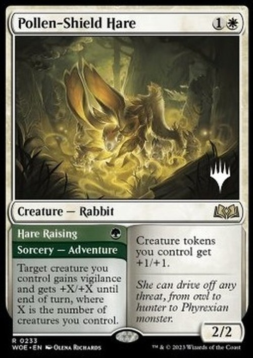 Magic: The Gathering Pollen-Shield Hare // Hare Raising (V.2)