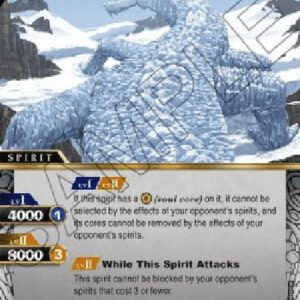 Battle Spirits Saga JP Polar Ice Dragon Glaceus