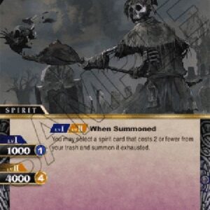 Battle Spirits Saga Gravedigger Skeleton