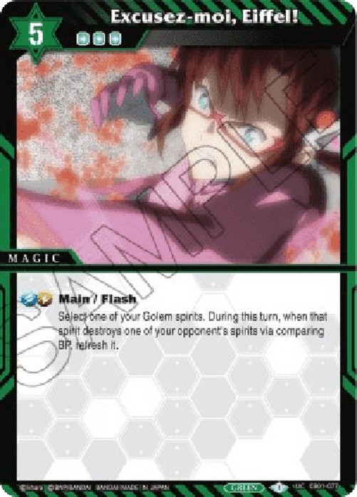 Battle Spirits Saga Excusez-moi, Eiffel!