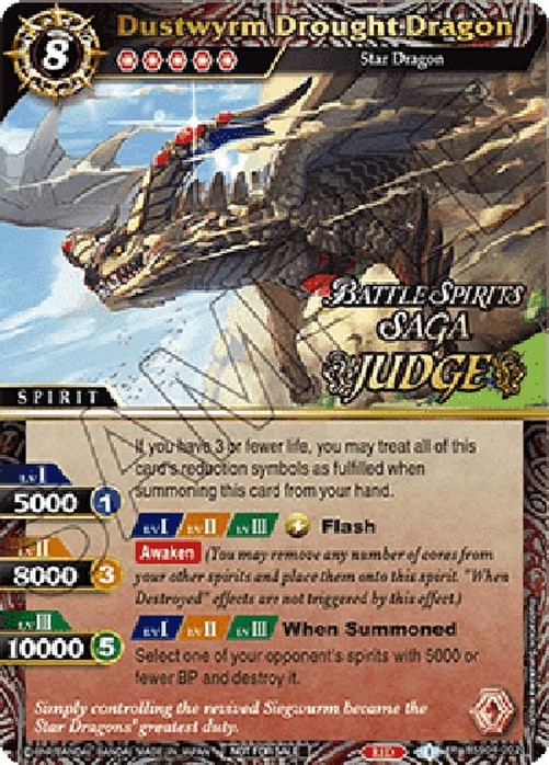Battle Spirits Saga JP Dustwyrm Drought Dragon