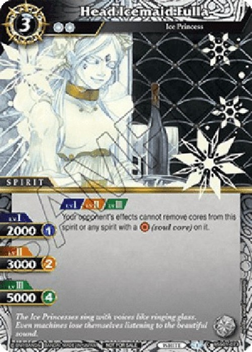 Battle Spirits Saga Head Icemaid Fulla (V.1 - Common)