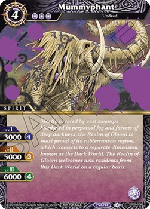Battle Spirits Saga Mummyphant (V.1 - Common)