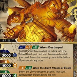 Battle Spirits Saga Perilbeast Hundun (V.2 - Rare)