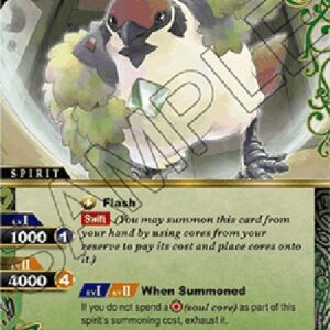 Battle Spirits Saga Rookie Ninja Sparrow (V.1 - Rare)