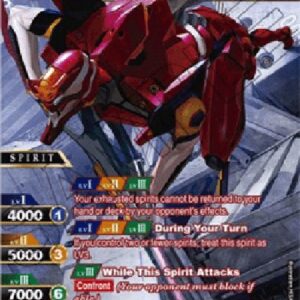 Battle Spirits Saga Horned General Tricera Warrior (V.2 - Collaboration X Rare)
