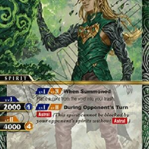 Battle Spirits Saga Eldtree Caretaker Lindel (V.1 - X Rare)