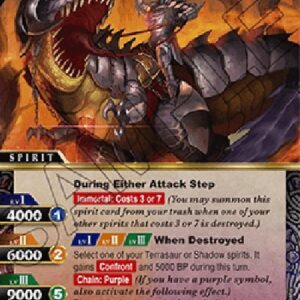 Battle Spirits Saga Dinosaur Knight Dentus (V.1 - Rare)