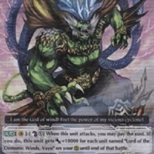 Cardfight!! Vanguard Lord of the Demonic Winds, Vayu [G Format]
